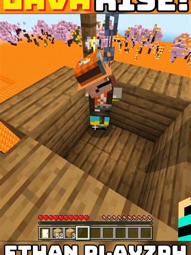 Lava Rise: Finding Solutions in Minecraft