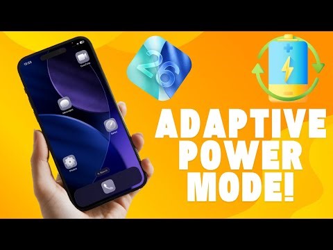 How to Enable & Use Adaptive Power Mode on iPhone in iOS 26