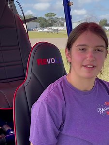 15 year old earning flying lessons in a REVOLT. Sweeping and waxing her way to solo. | Evolution Trikes
