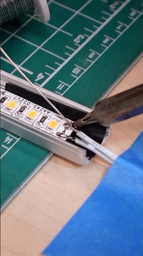 Common problem when Soldering LED strips.