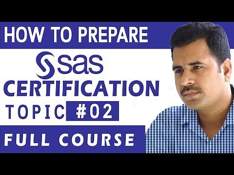 SAS Certification : How to Create temporary and permanent SAS data sets | Topic #2 ft. Naidu