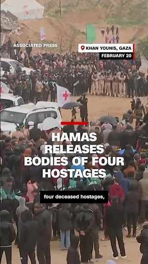 Hamas releases bodies of four hostages
