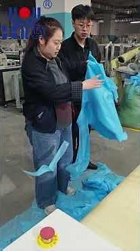 cpe gowns making machine #machine #kyd#cpegown# #factory#protective clothing#surgicalgown