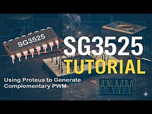 SG3525 Simulation Tutorial in Proteus: Complementary PWM for High Frequency Inverters