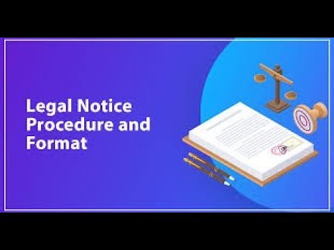 Learn to Draft a Legal Notice || Format