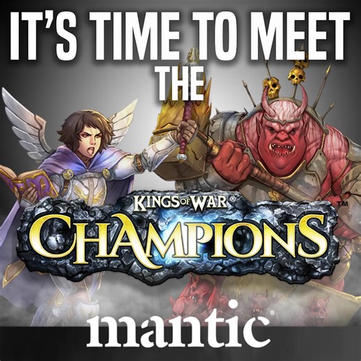 We know you've been dying to find out more about our upcoming new release 'Kings of War Champions'. Well, over the comming weeks we'll have a whole host of information for you, so stay tuned! 💥LINK TO THE VIDEO BELOW💥 | Mantic Games