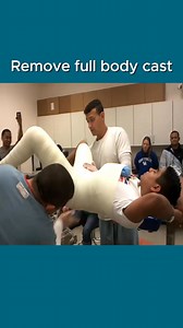 31K views · 112 reactions | Remove full body cast #foryou #Dr_B #braces #cast #remove | Inside Anesthesia | Facebook