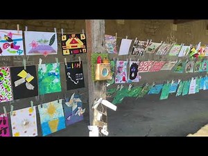 Exposition "La Grande Lessive" ! par nos patients et personnels