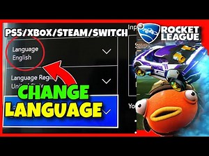 How to CHANGE LANGUAGE in Rocket League EASILY ✅ 2024 GUIDE - LANGUAGE Settings (PS,XBOX,EPIC,STEAM)