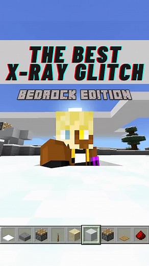Minecraft Bedrock Edition X-Ray Glitch Tutorial