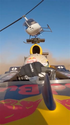 Only in the Aussie outback 🚁 #F1 #RedBullRacing #AusGP ⏮️ 2023 | Oracle Red Bull Racing