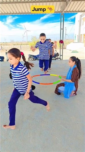 Amazing Jumping Ring Game 😍 | Fun School Activity 🎯 | Kids Coordination Game