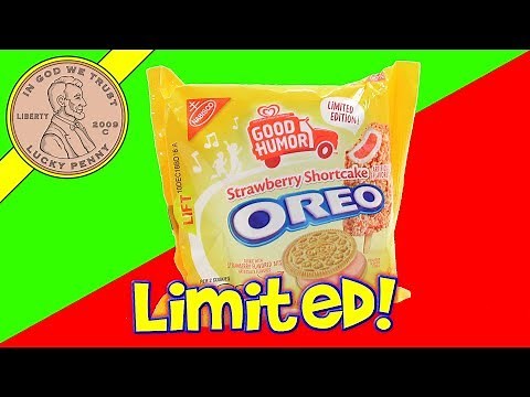 Oreo Strawberry Shortcake Good Humor Limited Edition Cookies