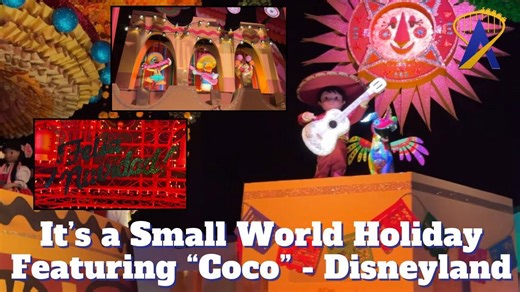Coco Addition in It's a Small World Holiday at Disneyland Park