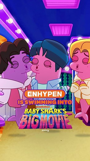 Get an Exclusive Look Behind the Scenes of Baby Sharks Big Movie with Enhypen