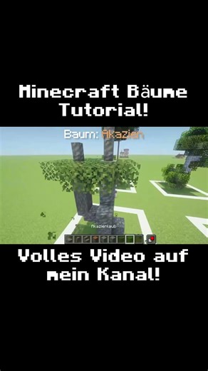 Minecraft Bäume Tutorial! #minecraft #gaming #minecraftbuilding #tutorial #games