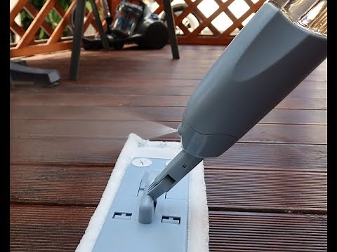 Aquapur Spray Mop from Lidl. How to assemble. How to put spray mop together. How to use spray mop