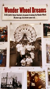Wonder Wheel Dreams about the history of Deno's Wonder Wheel is among the exhibits that are free to see at the Coney Island History Project! We're proud to host their exhibit center located on W 12 St next to the entrance to our park. The History Project is open free of charge on Saturdays, Sundays, and holidays from 1-7 PM thru Labor Day. View historic artifacts, photographs, maps, ephemera and films of Coney Island's colorful past, plus two new photography exhibits: Charles Denson's Coney Isla