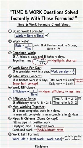 Time and Work #math #mathstricks #education