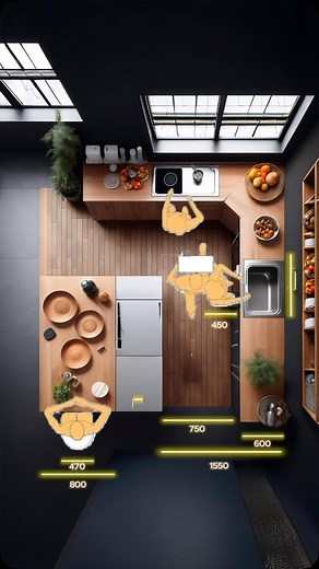 Architect and interior design on Instagram: "L - Shape Kitchen by Eli arc, “L-Shaped Kitchen Layout: A Comprehensive Guide” An L-shaped kitchen layout is one of the most popular kitchen configurations due to its efficiency, versatility, and aesthetic appeal. This layout is suitable for a wide range of kitchen sizes and can be adapted to various design styles. Benefits of an L-shaped kitchen: Efficiency: This layout enables a smooth workflow between the sink, stove, and refrigerator, creating the