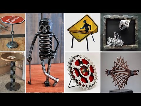 75 DIY Scrap / Junk / Rusted Metal Project Ideas / Fun Metal Projects For Beginners