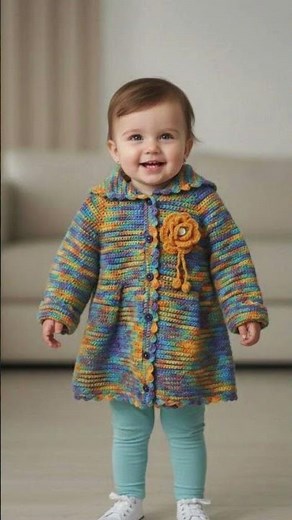 Beginner-Friendly Crochet Bomber Jacket for Kids.#crochetcrosai #crochetjacket #cute #baby