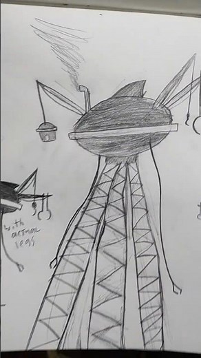 Drawing every War of the Worlds Tripod part 3 #artwork #art #jeffwayne #waroftheworlds