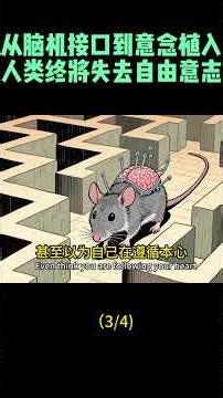 细思极恐！脑机接口或操控自由意志，让你以为决策是自主选择？#脑机接口 #马斯克 #neuralink #neiryalencar #投资 #自由意志