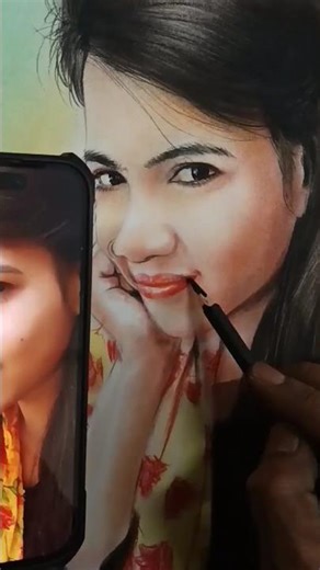 Realistic Color Pencil Timelapse #Shorts #Art