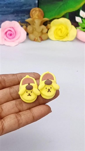Mini Puppy Slippers 🐶💛 So Cute You’ll Want to Wear Them! 😍 #shorts