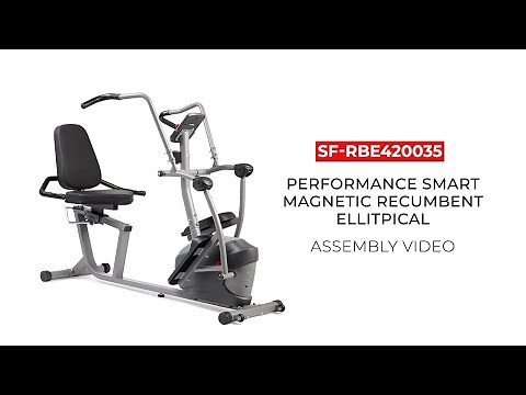 How to Assemble: SF-RBE420035 Performance Smart Magnetic Recumbent Elliptical