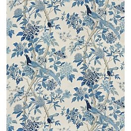 Hydrangea Bird Fabric by GP & J Baker