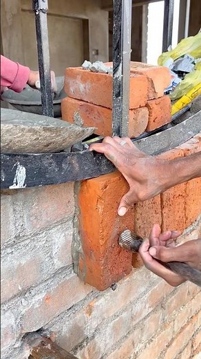 How to Make Round Window Brick Border