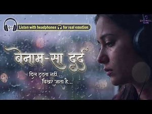 Heart Touching Painful Sad Song 😭 | बेनाम-सा दर्द | New Hindi Emotional Song