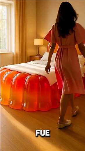 “Camas de globos, gelatina y naranja 😂🔥”