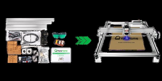 YoraHome CNC Laser Engraving Machine 6550: Complete Assembly Video
