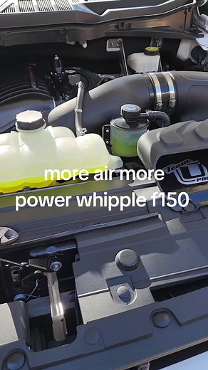 was bored and started pulling stuff off the f150. let's hope it all works out. #builtnotbought #whipplef150 #boostedtrucks #fordperformance #fp700 #fyp