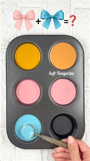 “Pastel Mustard + Pink + Light Blue Color Mixing Results” #colorpalette #artshorts #colorconcept