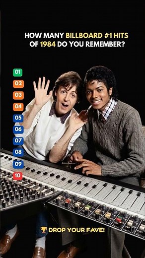 How many 1984 Billboard #1 hits do you actually remember #80s #nostalgia #music
