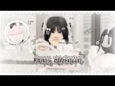 ָ ୨୧🎀۪ ࣪ 🎹 Spend a rainy afternoon w/ mii !🐾Cozy,,stay at home vlog ⪩⪨ baking ,, cleaning 🎶⑅ ɞ