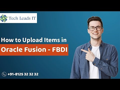 How to upload items in oracle fusion | Bulk upload of items | File Based Data Loader | Item FBDI