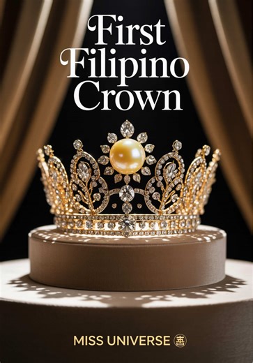 Filipino luxury brand Jewelmer created The Light of Infinity Miss Universe crown in November 2024, first Filipino made crown featuring golden South Sea Pearl. #Jewelmer #MissUniverse #Filipino #Crown #Pearls Jewelmer crown, Miss Universe 2024, golden South Sea Pearl, Filipino craftsmanship, luxury jewelry