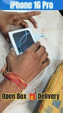 iPhone 16 Pro (Milgaya) BBD Flipkart Open Box Delivery 🚚