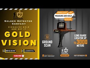 NEW‼ GOLD VISION 3D GROUND SCANNER & LONG-RANGE LOCATOR