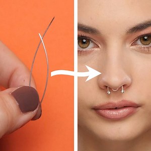 5.4M views · 20K reactions | Pain-free Fake Piercing Hacks! | Lady Panda | Facebook