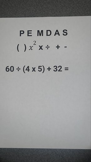 PEMDAS Applied #maths