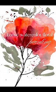 Loose floral painting! 🎨♥️💫 #loosewatercolor #floral #painting #watercolorart #watercolortechnique #fyp #fbreels #reels #reelsfb #flowerlovers #freehandpainting #viralreels #red #valentinesday #reelschallenge #flowerphotography | Jubilee Das