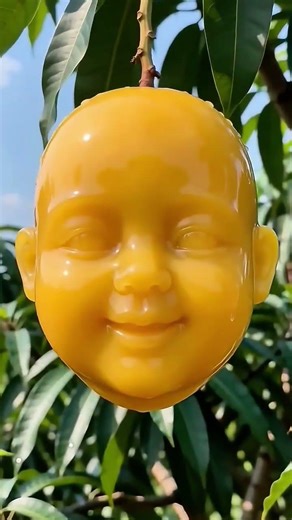 Grow a Sitting Buddha? 🍐 Fruit Sculpting Secrets! Part 2 #shorts