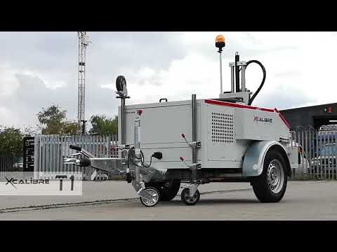 Xcalibre Equipment - T1 Core Drilling Trailer - for Airport Runway Construction