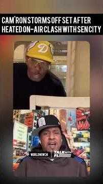Cam’ron STORMS OFF LIVE After Heated Clash On Set! 😱🔥 #Drama